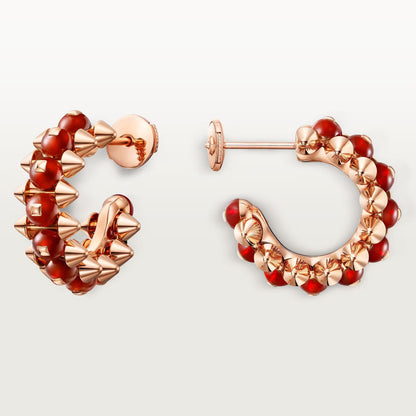 [LUCKY LOVE]CLASH 7.9MM AGATE CHALCEDONY EARRINGS