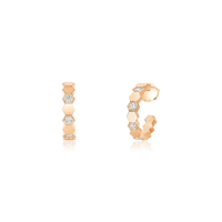 [LUCKY LOVE]Hollow Design Four-Leaf Clover Flower Shape Ring