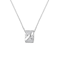 [LUCKY LOVE]LIENS EVIDENCE DIAMOND PAVED NECKLACE