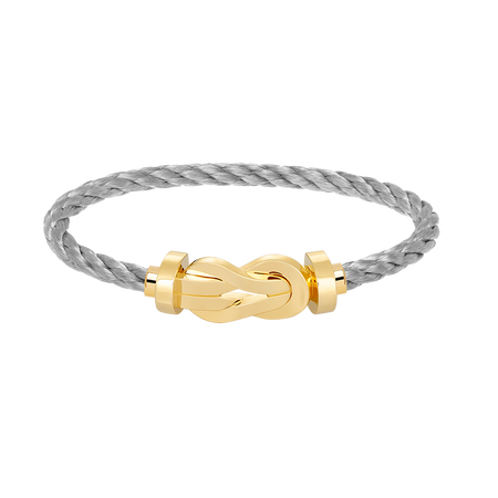 [LUCKY LOVE]CHANCE LARGE 8 FIGURE BUCKLE NO DIAMOND BRACELET GOLD