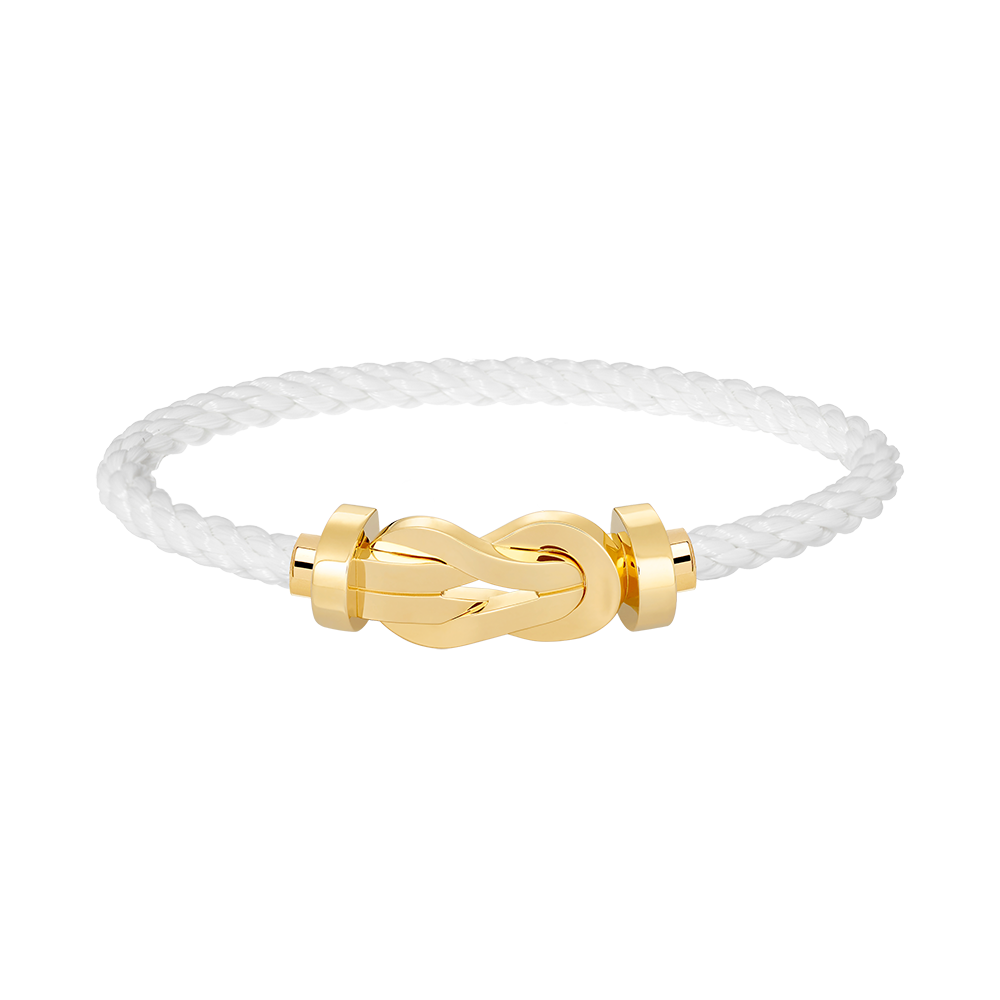 [LUCKY LOVE]CHANCE LARGE 8 FIGURE BUCKLE NO DIAMOND BRACELET GOLD