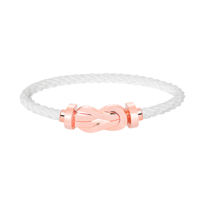 [LUCKY LOVE]CHANCE LARGE 8 FIGURE BUCKLE NO DIAMOND BRACELET ROSE GOLD