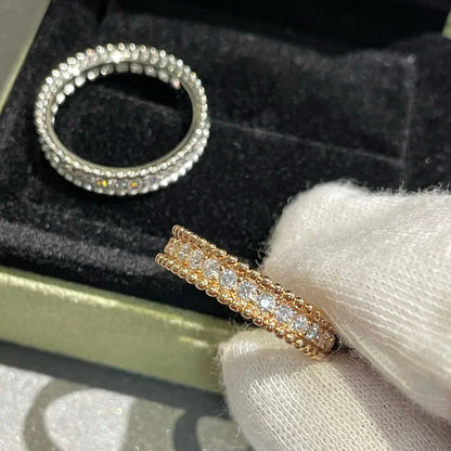 [LUCKY LOVE]PERLEE DIAMOND ROSE GOLD RING