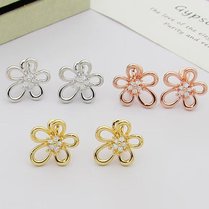 [LUCKY LOVE] FLOWERLACE EARRING 5 DIAMONDS