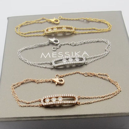 [LUCKY LOVE] Move Classique pavé bracelet