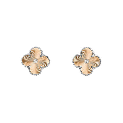 [LUCKY LOVE]CLOVER SILVER 15MM EARRINGS COLLECTION