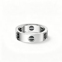 [LUCKY LOVE]LOVE RING 5.5MM NO DIAMONDS  CERAMIC