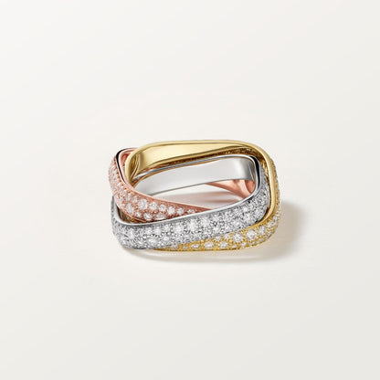 [LUCKY LOVE]TRINITY 3.5MM CUSHION RING COLLECTION