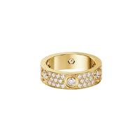 [LUCKY LOVE]LOVE 5.5MM FULL-PAVE 6-DIAMOND RING