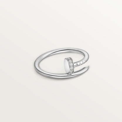 [LUCKY LOVE]JUSTE 1.8MM HALF DIAMOND RING