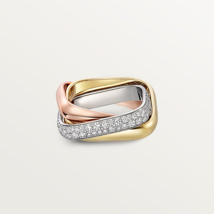 [LUCKY LOVE]TRINITY 3.5MM CUSHION RING COLLECTION