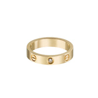 [LUCKY LOVE]LOVE 4MM 1 DIAMOND RING