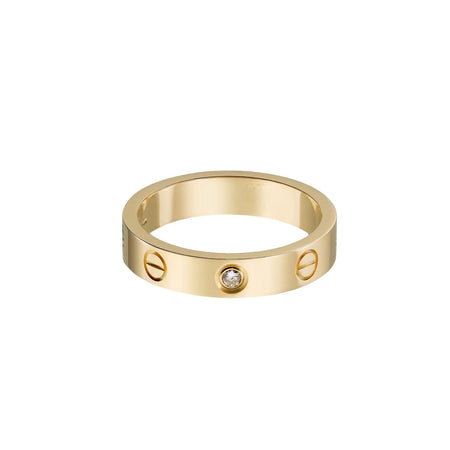 [LUCKY LOVE]LOVE 4MM 1 DIAMOND RING