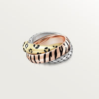 [LUCKY LOVE]TRINITY  RING LEOPARD PRINT