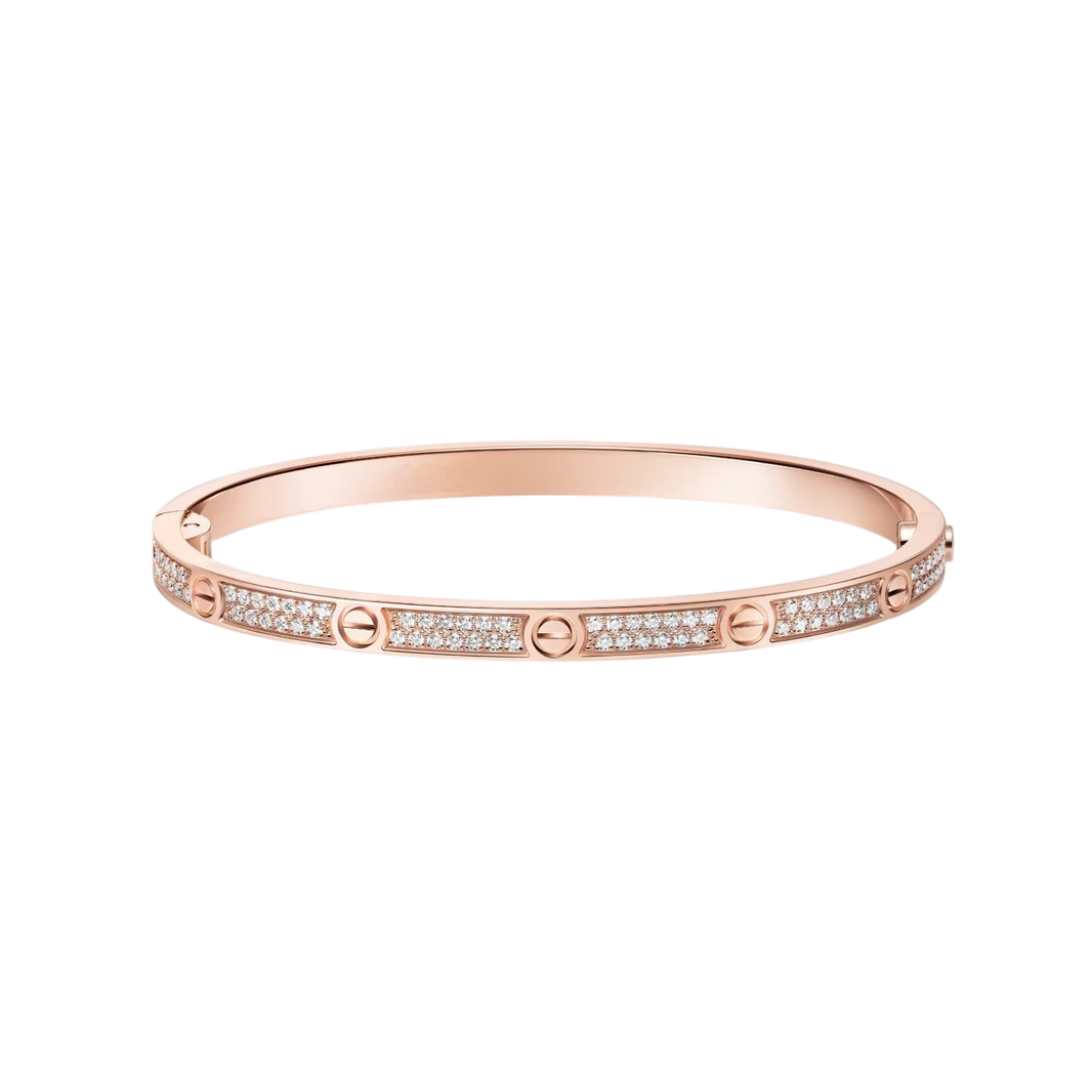 [LUCKY LOVE]LOVE BRACELET 3.65MM DIAMOND-PAVED