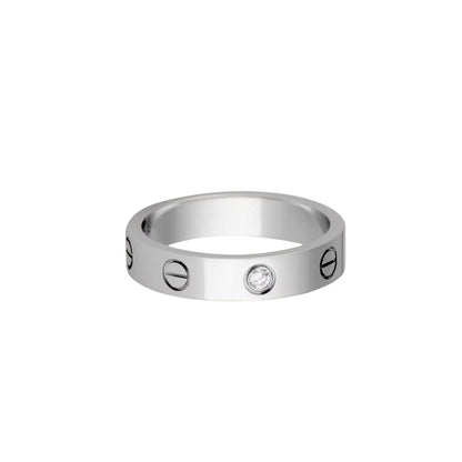[LUCKY LOVE]LOVE 4MM 1 DIAMOND RING