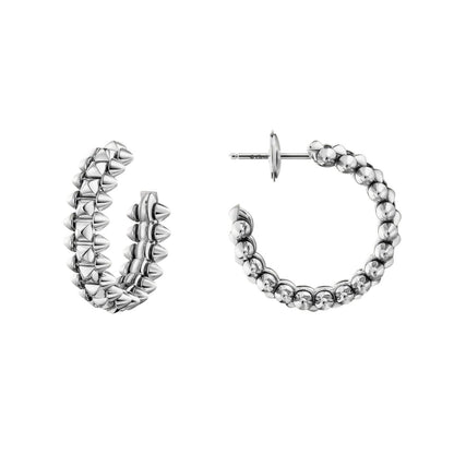 [LUCKY LOVE]CLASH SMALL HOOP EARRINGS
