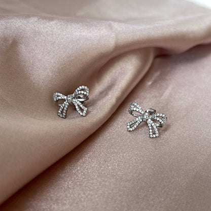 [LUCKY LOVE]Dainty Bow Shape Earrings