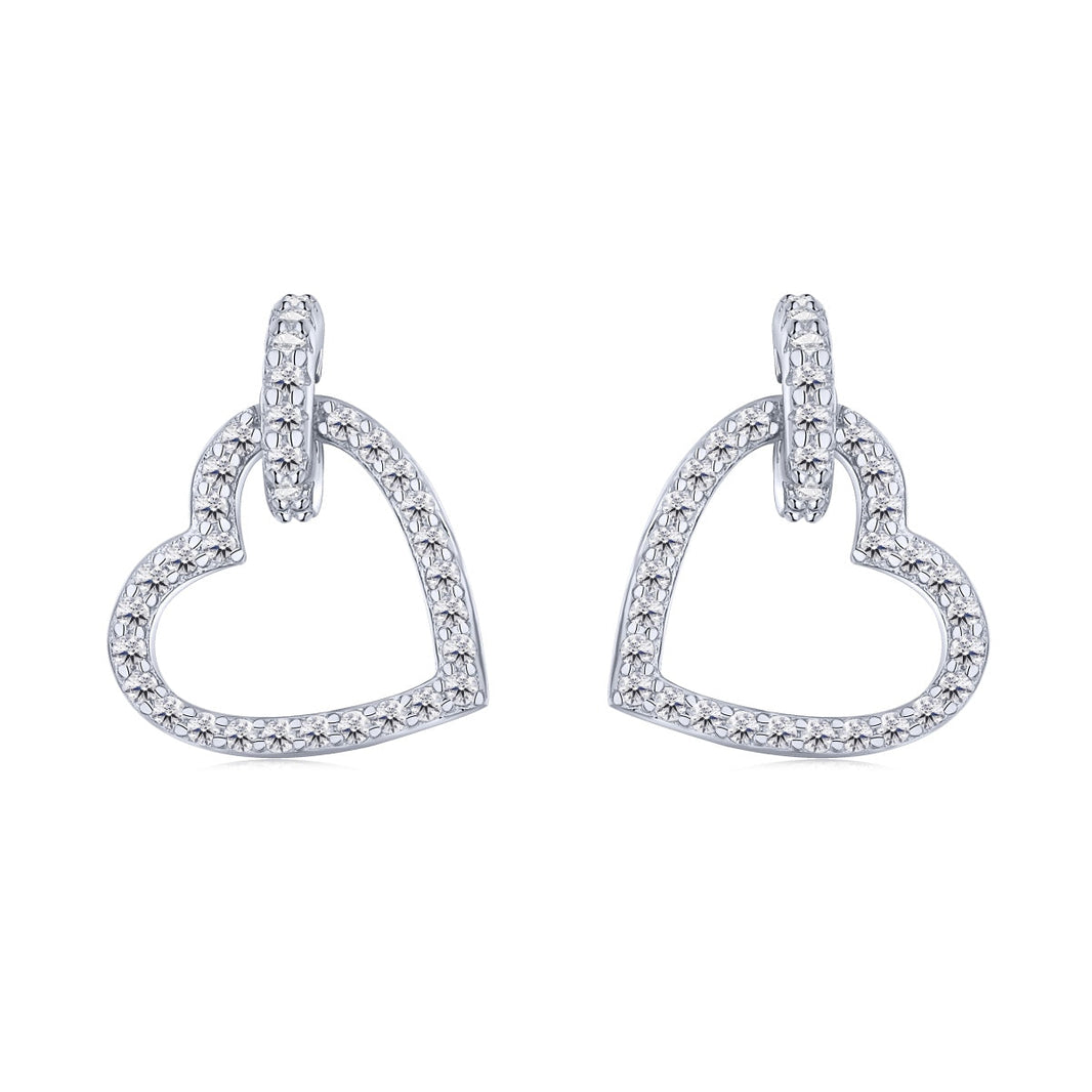 [LUCKY LOVE]Dainty Heart Shape Earrings