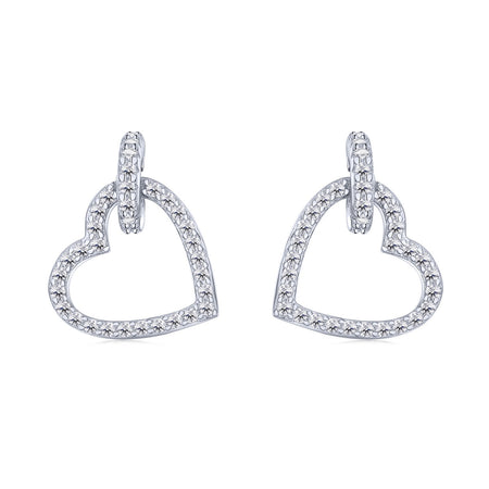 [LUCKY LOVE]Dainty Heart Shape Earrings