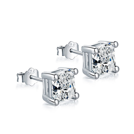 [LUCKY LOVE]Delicate Square Shape Earrings