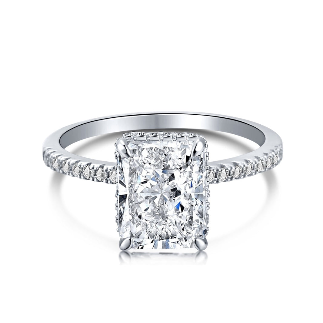 [LUCKY LOVE]4.0 Carat Luxurious Engagement Ring