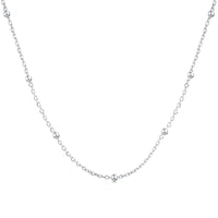 [LUCKY LOVE]Small Bead Clavicle Chain Simple Necklace