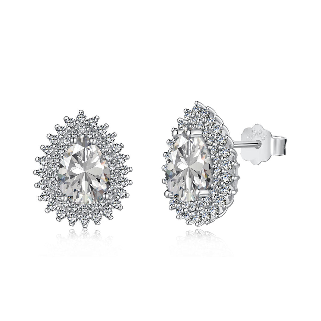 [LUCKY LOVE]Delicate Gorgeous Pear Cut Daily Earrings