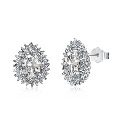 [LUCKY LOVE]Delicate Gorgeous Pear Cut Daily Earrings