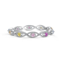 [LUCKY LOVE]Elegant Energetic Round Cut Daily Ring