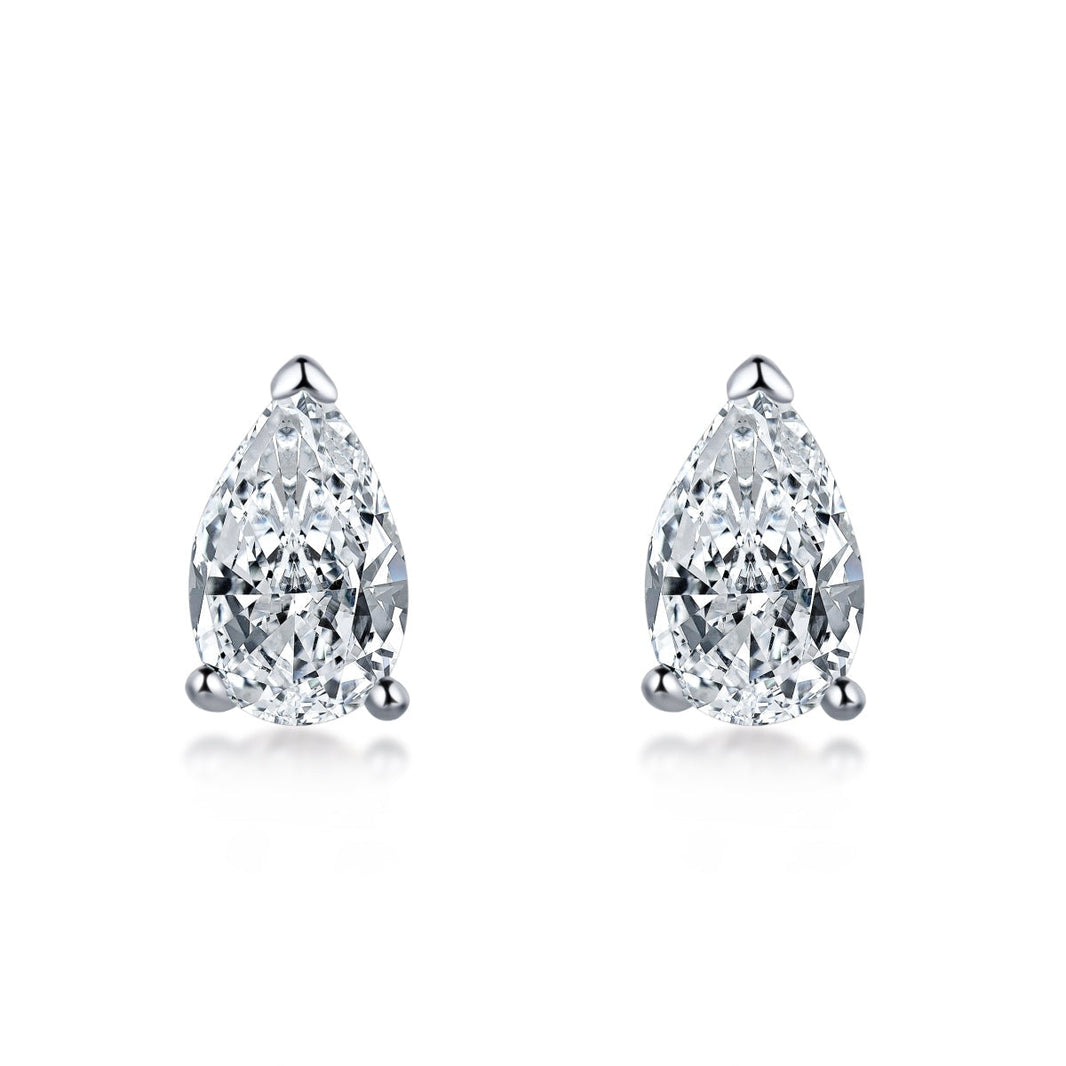 [LUCKY LOVE]Ornate Water Drop Shape Earrings