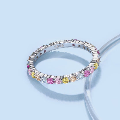 [LUCKY LOVE]Elegant Vivid Round Cut Daily Ring