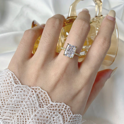 [LUCKY LOVE]4.0 Carat Luxurious Engagement Ring