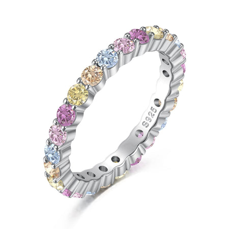 [LUCKY LOVE]Elegant Vivid Round Cut Daily Ring