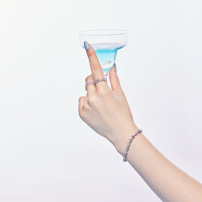 [LUCKY LOVE]Radiant Water Drop Shape Daily Bracelet
