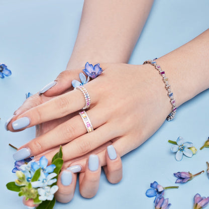 [LUCKY LOVE]Radiant Water Drop Shape Daily Bracelet