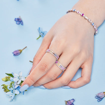 [LUCKY LOVE]Radiant Water Drop Shape Daily Bracelet