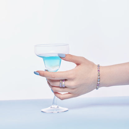 [LUCKY LOVE]Radiant Water Drop Shape Daily Bracelet