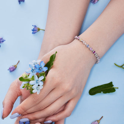 [LUCKY LOVE]Radiant Water Drop Shape Daily Bracelet