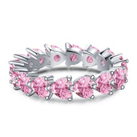 [LUCKY LOVE]0.25 Carat Radiant Romance Heart Cut Lover Ring