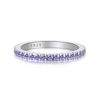 [LUCKY LOVE]Delicate Sparkling Round Cut Daily Ring