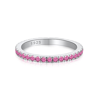 [LUCKY LOVE]Delicate Sparkling Round Cut Daily Ring