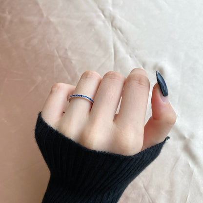 [LUCKY LOVE]Delicate Sparkling Round Cut Daily Ring