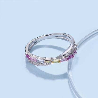 [LUCKY LOVE]Energetic Elegant Radiant Cut Party Ring