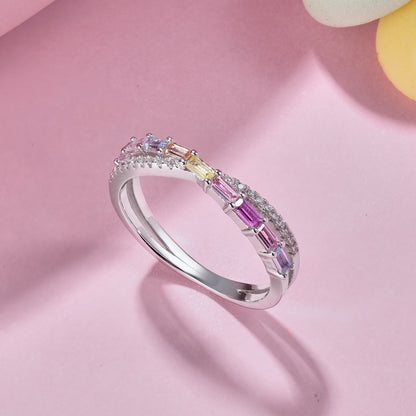[LUCKY LOVE]Energetic Elegant Radiant Cut Party Ring