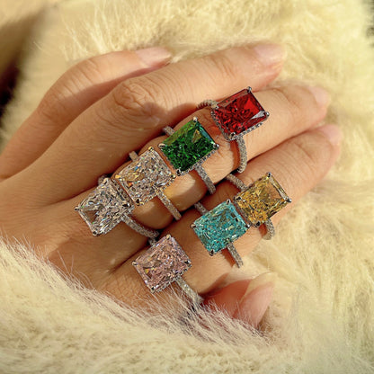[LUCKY LOVE]4.0 Carat Luxurious Engagement Ring