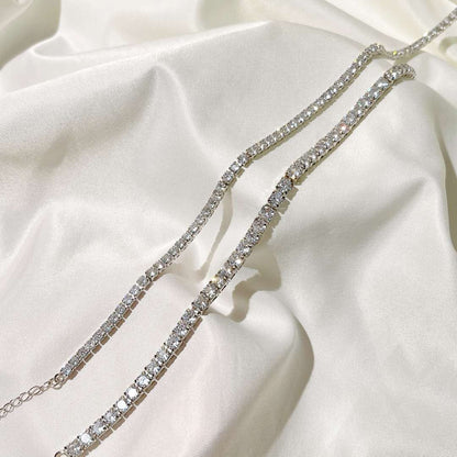 [LUCKY LOVE]Elegant Tennis Chain Necklace