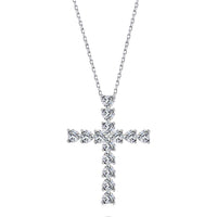 [LUCKY LOVE]Radiant Cross Shape Necklace