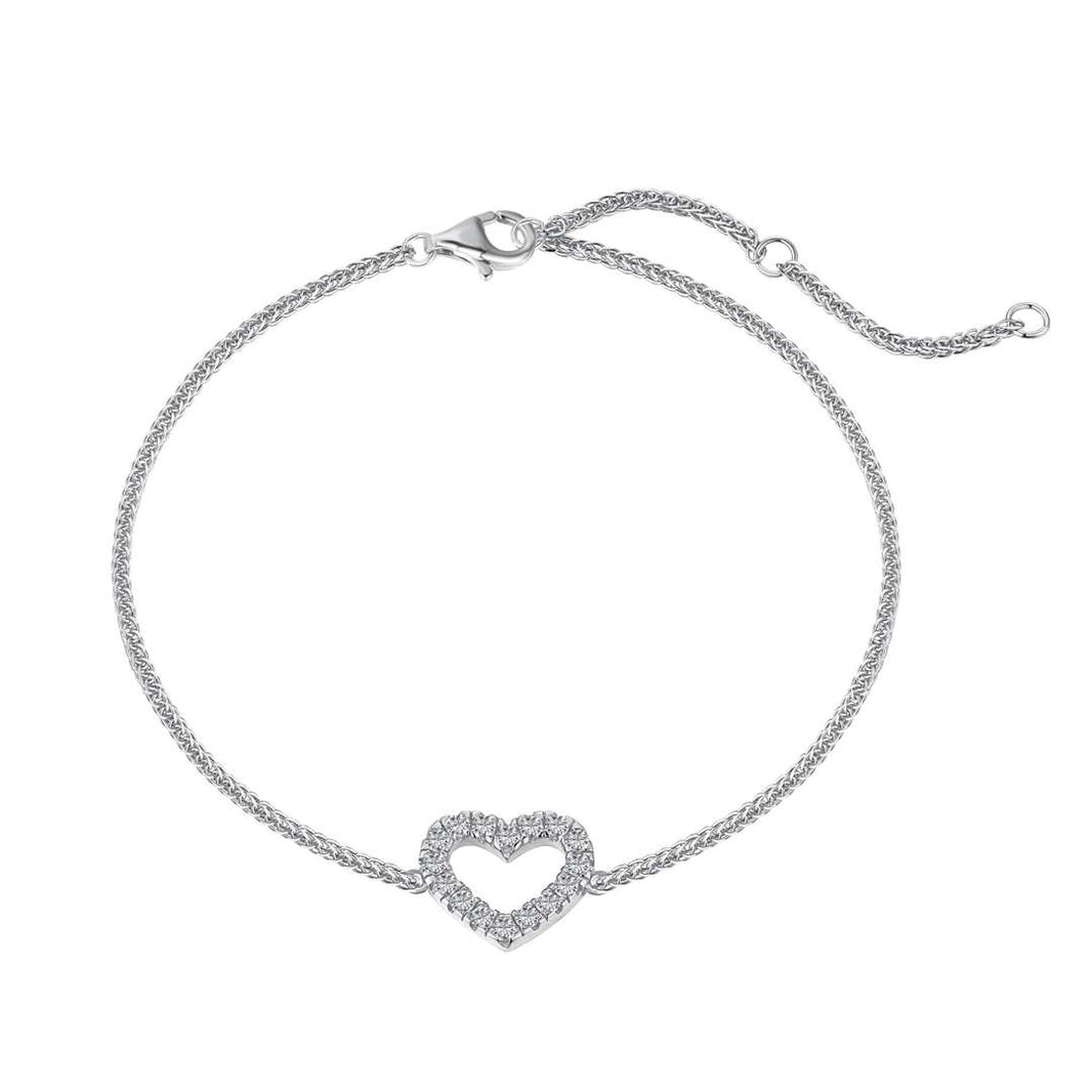 [LUCKY LOVE]Heart Shape Lover Bracelet