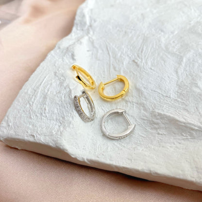 [LUCKY LOVE]Circle Versatile Earrings